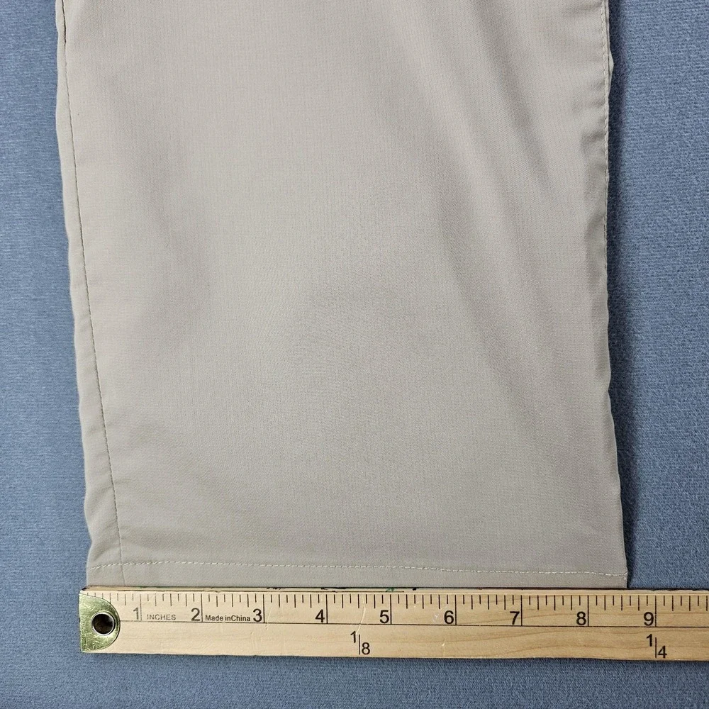 Betabrand Pants Mens 38x36 Beige Stretch Chino Performance Zip Pocket Casual